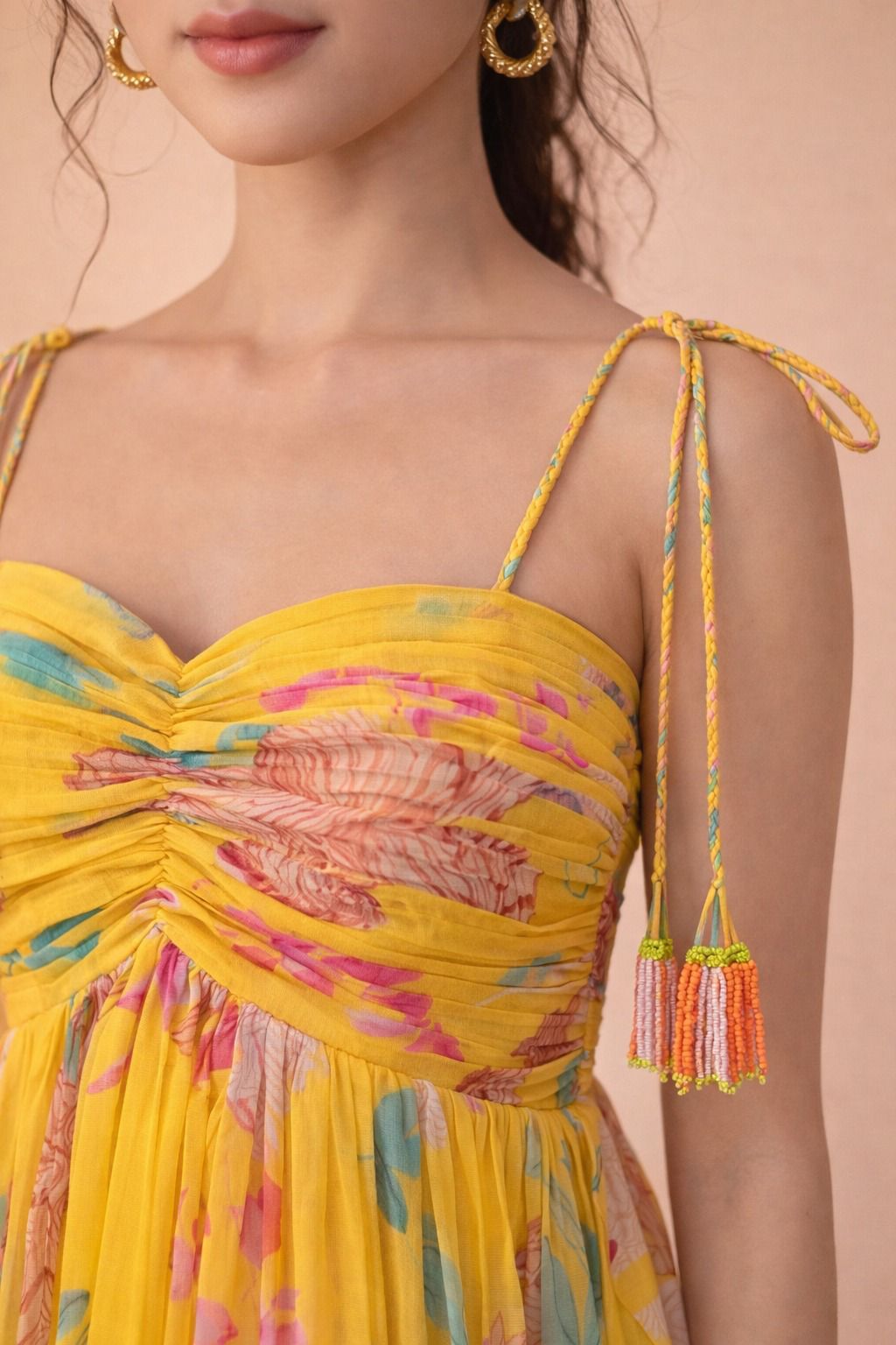 Almanda yellow dress