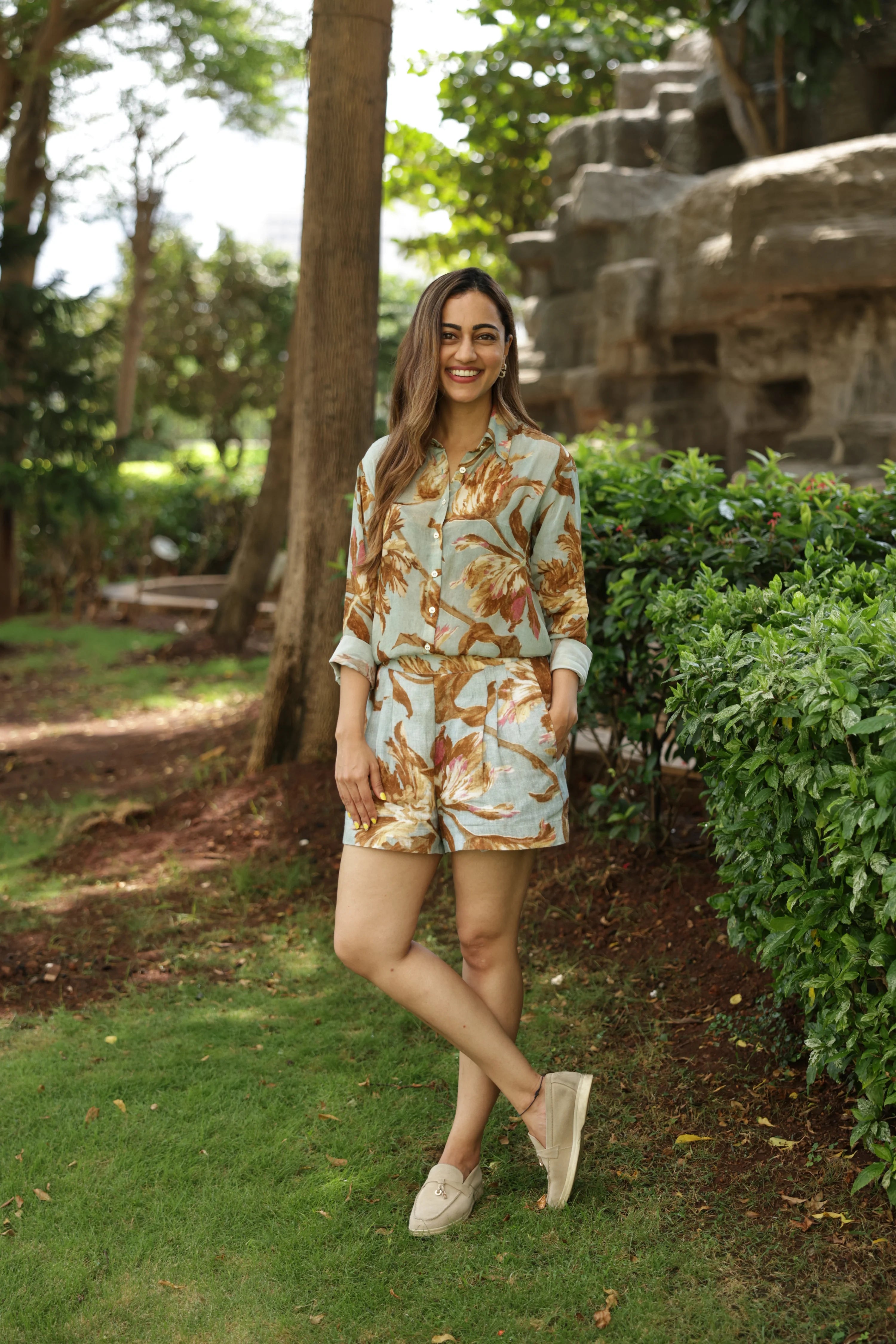 Trevi crepe blazer co-ord set