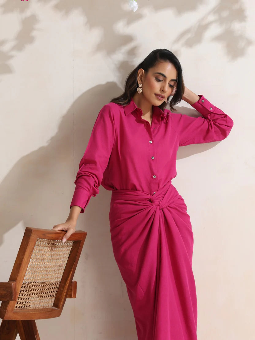 Anora skirt set pink