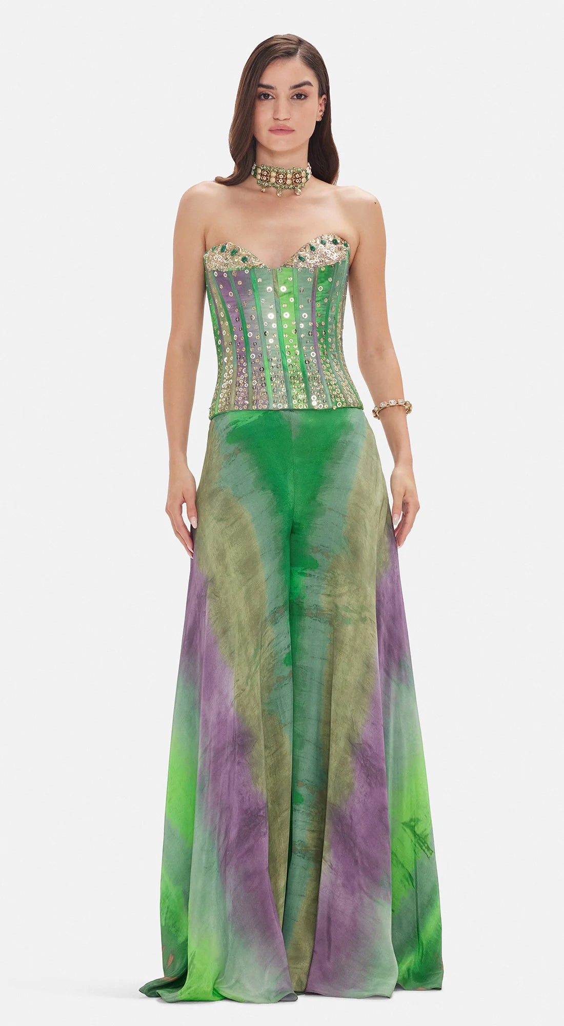Solstice corset set sharara