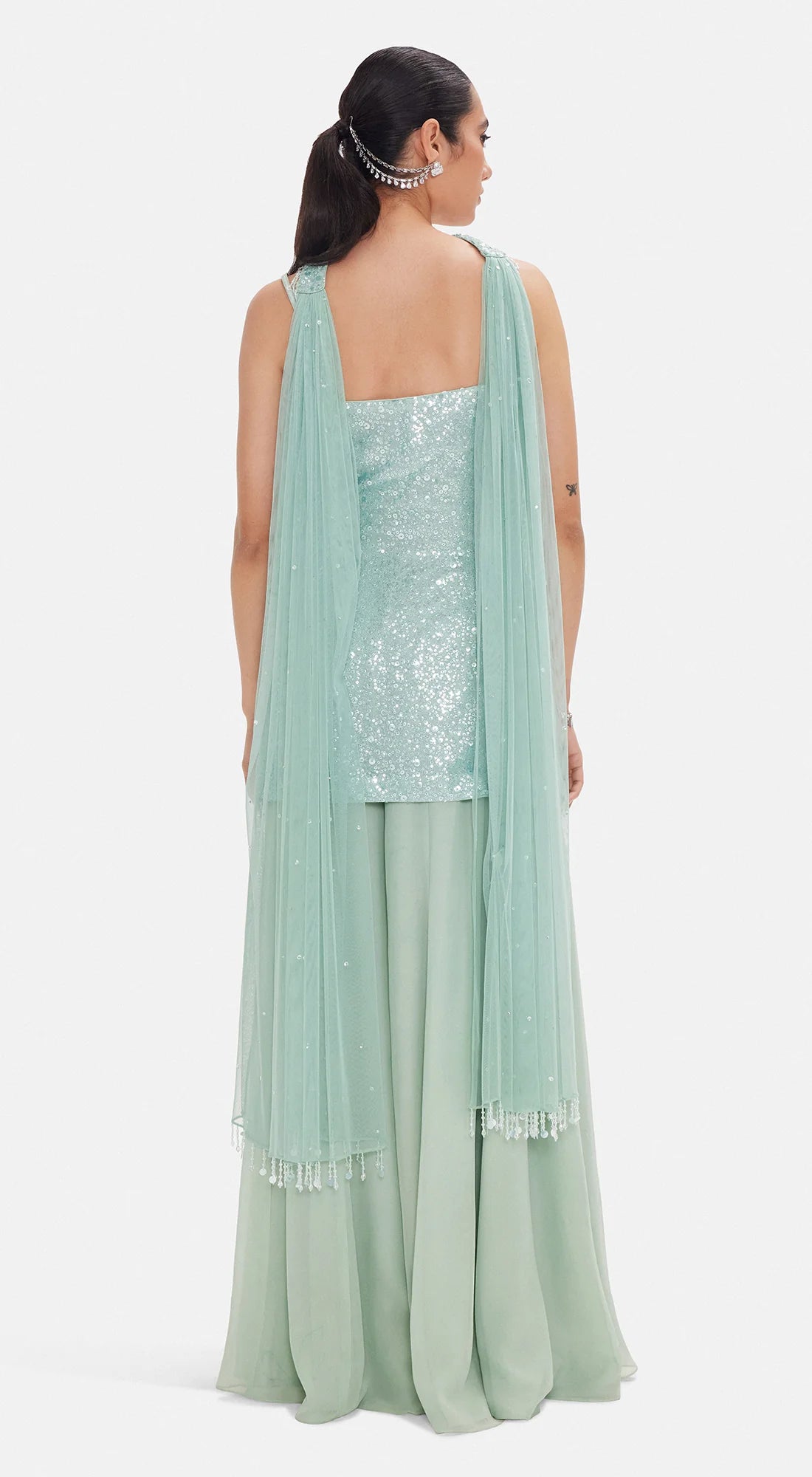 Minted nebula sharara set