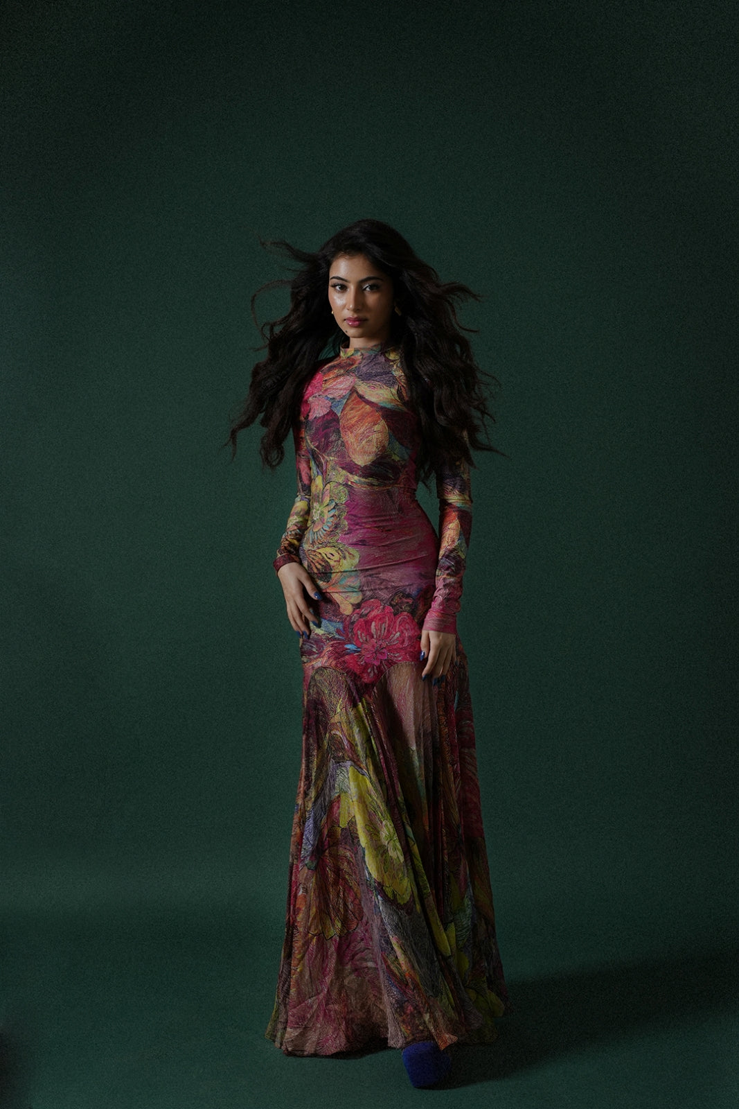 Maeva dress floral long
