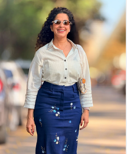 Ashley Denim Skirt