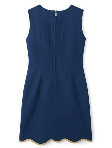 Kinari denim embellished dress