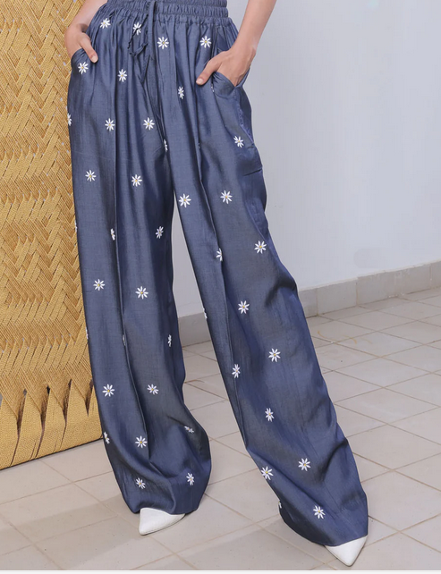 Sol relaxed denim trouser