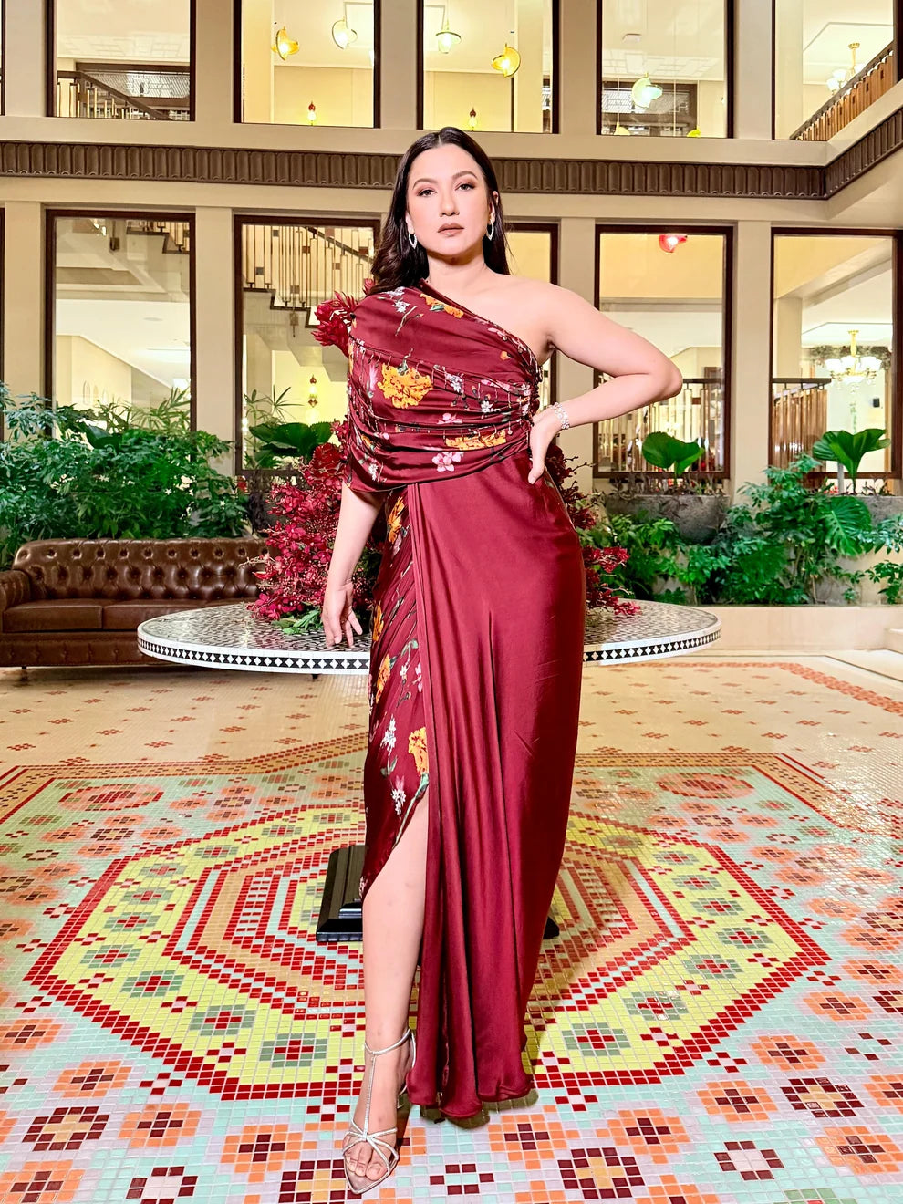 Scarlette one shoulder gown