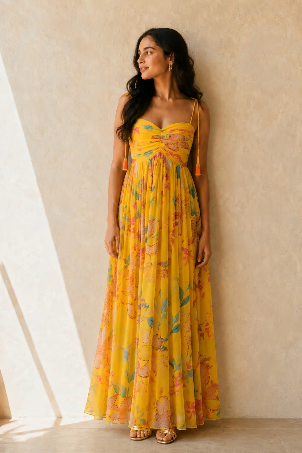 Almanda yellow dress