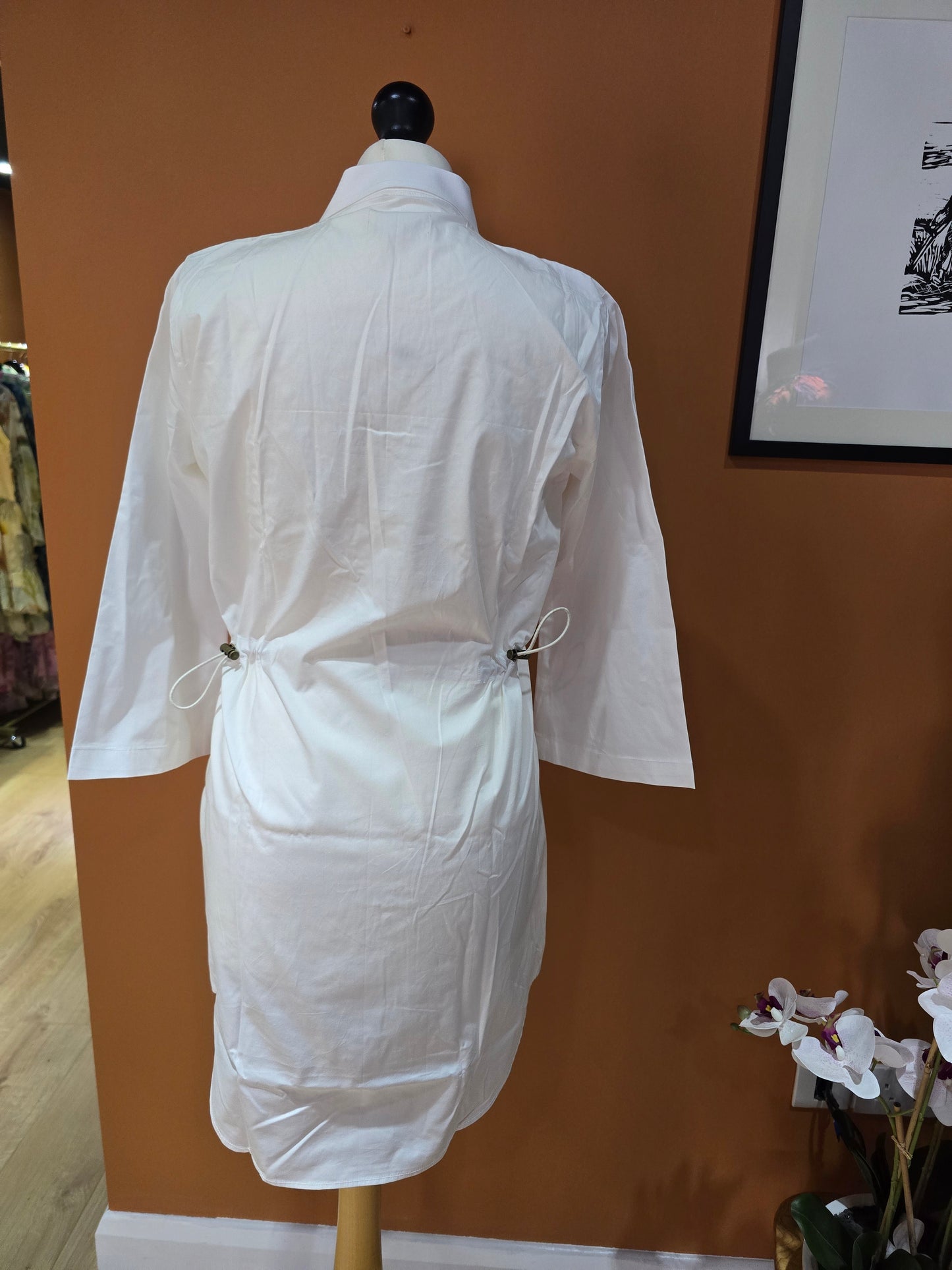 Gardenia flower summer dress
