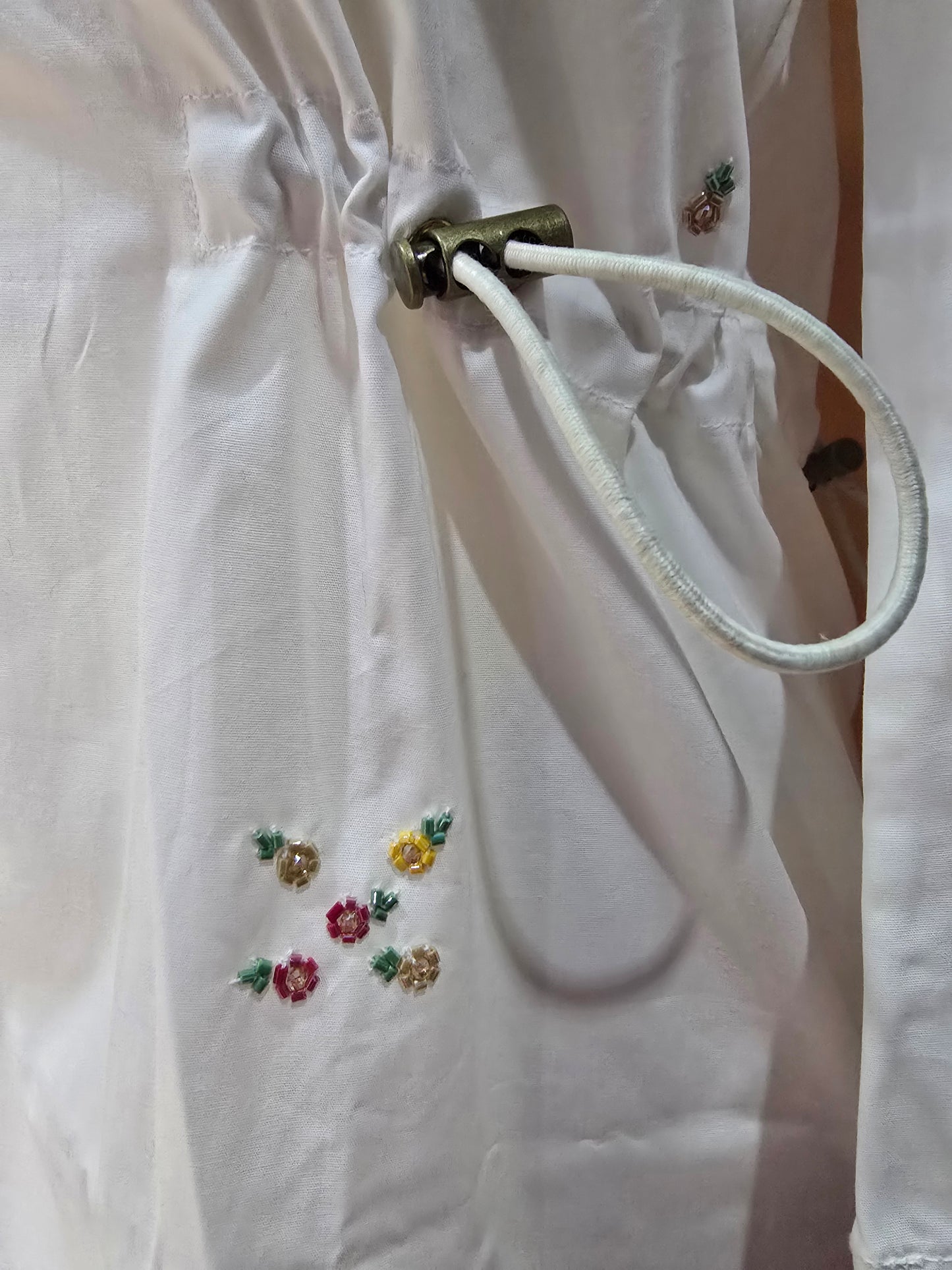 Gardenia flower summer dress