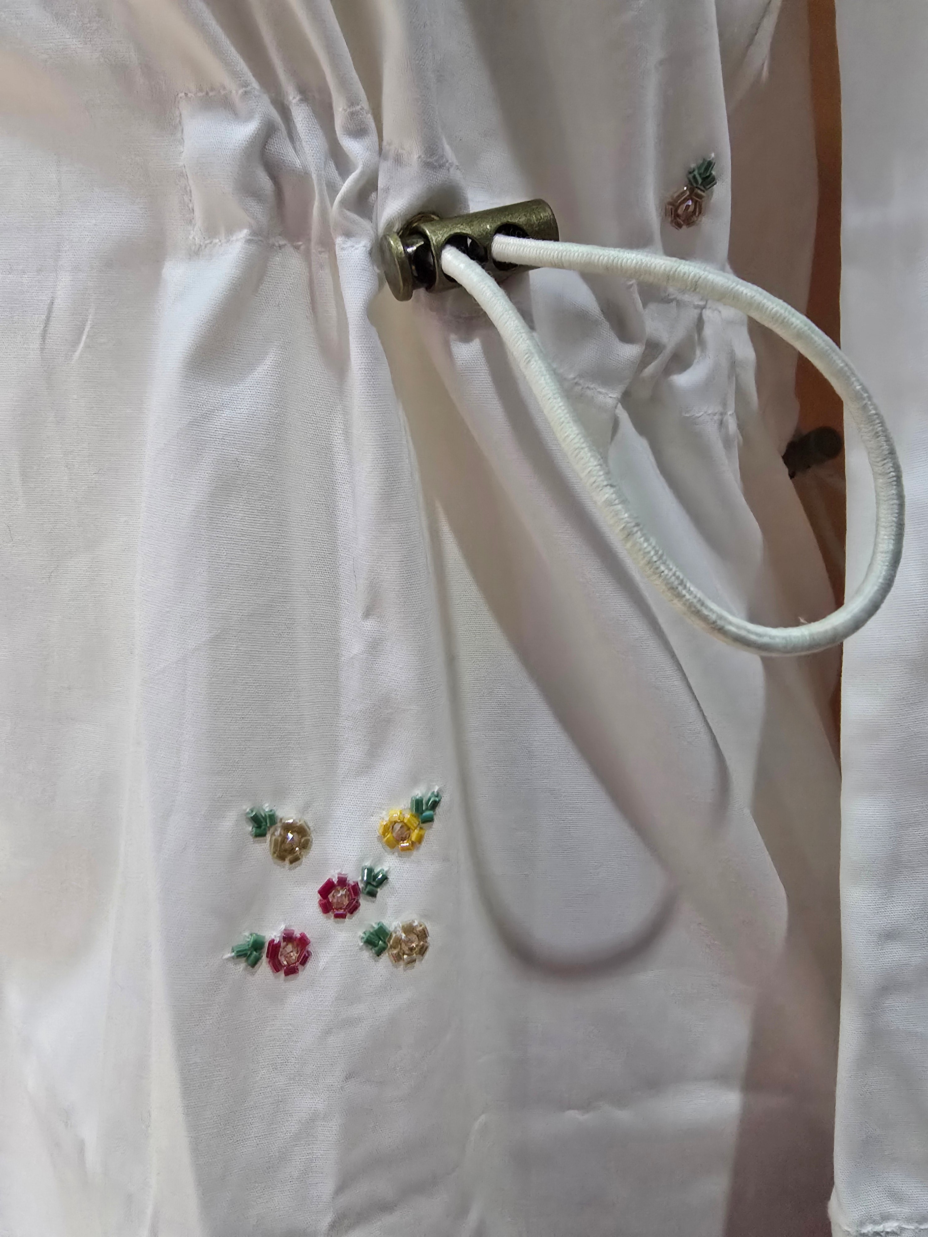Gardenia flower summer dress
