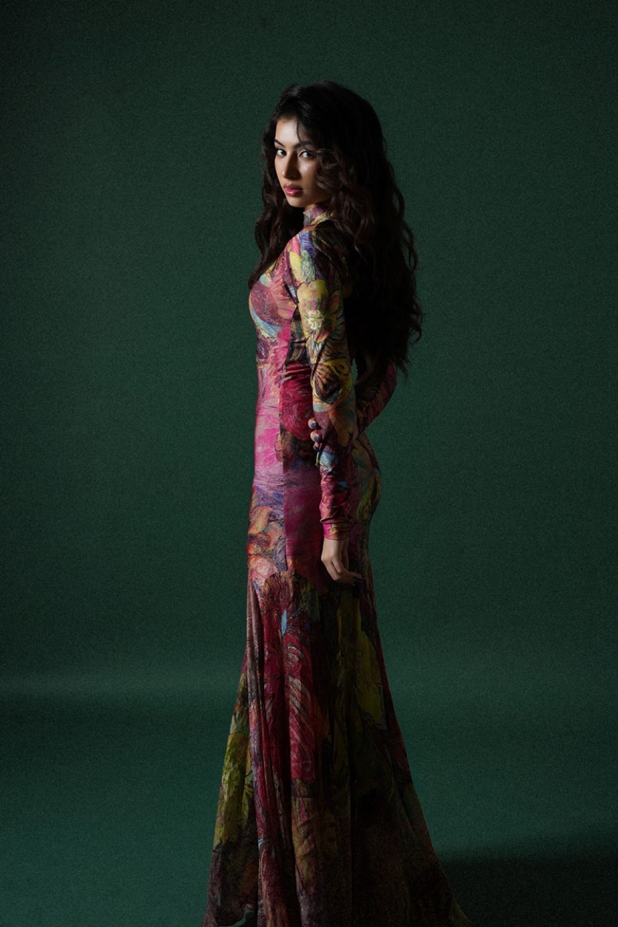 Maeva dress floral long