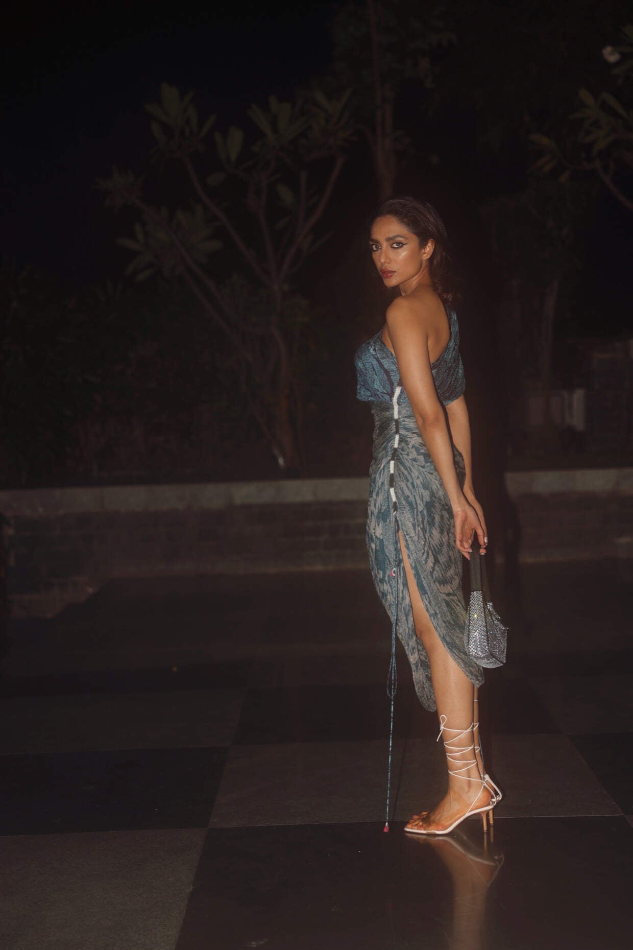 Blue bird dress