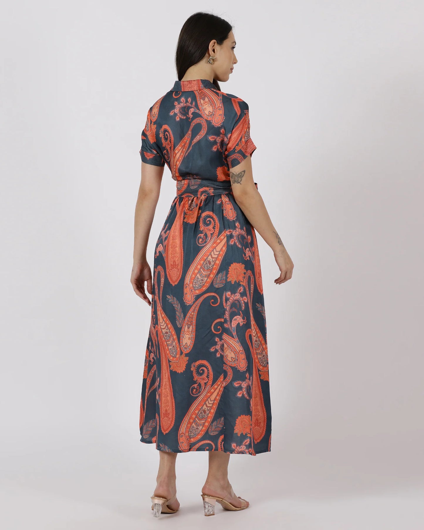 Terra Bloom paisley dress