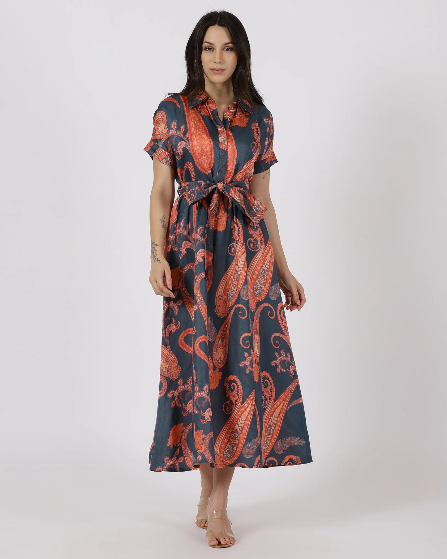 Terra Bloom paisley dress