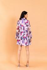 Vera shirt dress purple